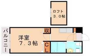 ピュアフリー井尻駅前の物件間取画像